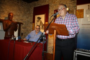 Jose Aspiazu Ziortza-Bolibarko alkatea, Simon Bolivar Museoko ekitaldian