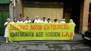 Lanuztea egin dute Ortiz enpresako langileek