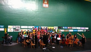 Ekainaren 6an Mallabiko frontoian emandako kontzertua. Argazkia: Itxaso Jaio