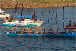 Bermeotarrak iaz, garaipena ospatzen.