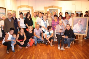 Arte tailerreko kideekin