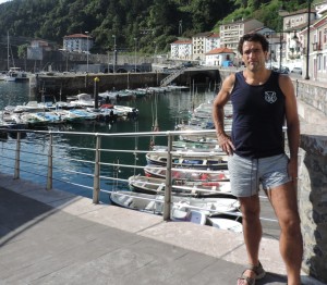 Patxi Egurrola Elantxobe Arraun Elkarteko lehendakaria eta arraunlaria