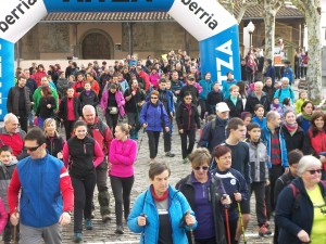 Ziortza-Bolibarko desanexioaren 11. urteurrenean egindako IX. Mendi Martxa. Argazkia: Aranbaltz kultur elkartea.