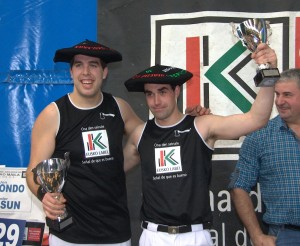 Aitzol Atutxa eta Ugaitz Mugertza, Urrezko Aizkorako txapeldunak