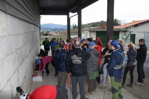 Herritarrak, martxan parte hartzen. Argazkia: Berriatuko Udala