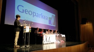 Euskal Kostaldeko Geoparkeak ondare geologikoari buruzko egindako biltzarra. Argazkia: Geoparkea