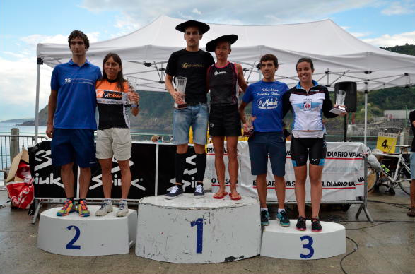 Mutrikuko Esprint Triatloiko podiuma