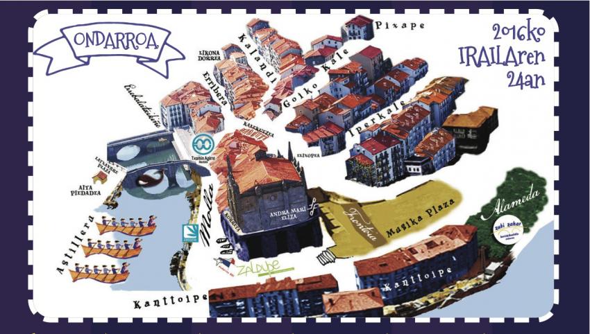 Ondarroako Erdi Aroko jaiaren planoa