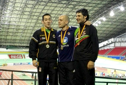 Orkatz Beitia Donostiako podiumean