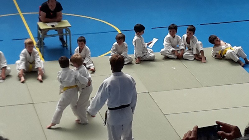 Ondarroako Artibai judo elkarteak antolatuta, judo sariketa egin da Zaldupe udal kiroldegiko kantxan.