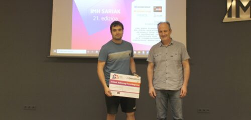 Andoni Gallastegi markina-xemeindarrak ikasle aipagarri saria irabazi du IMH sarietan