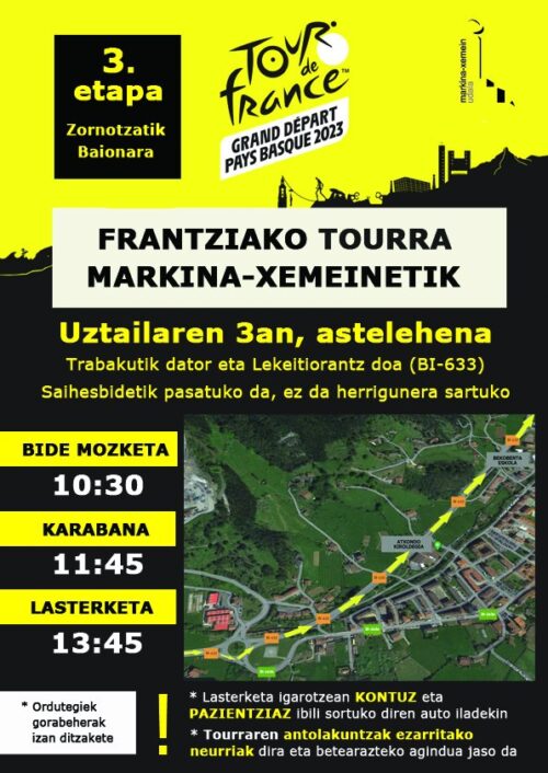 Markina-Xemeingo Udalaren oharra Tourrarengatik