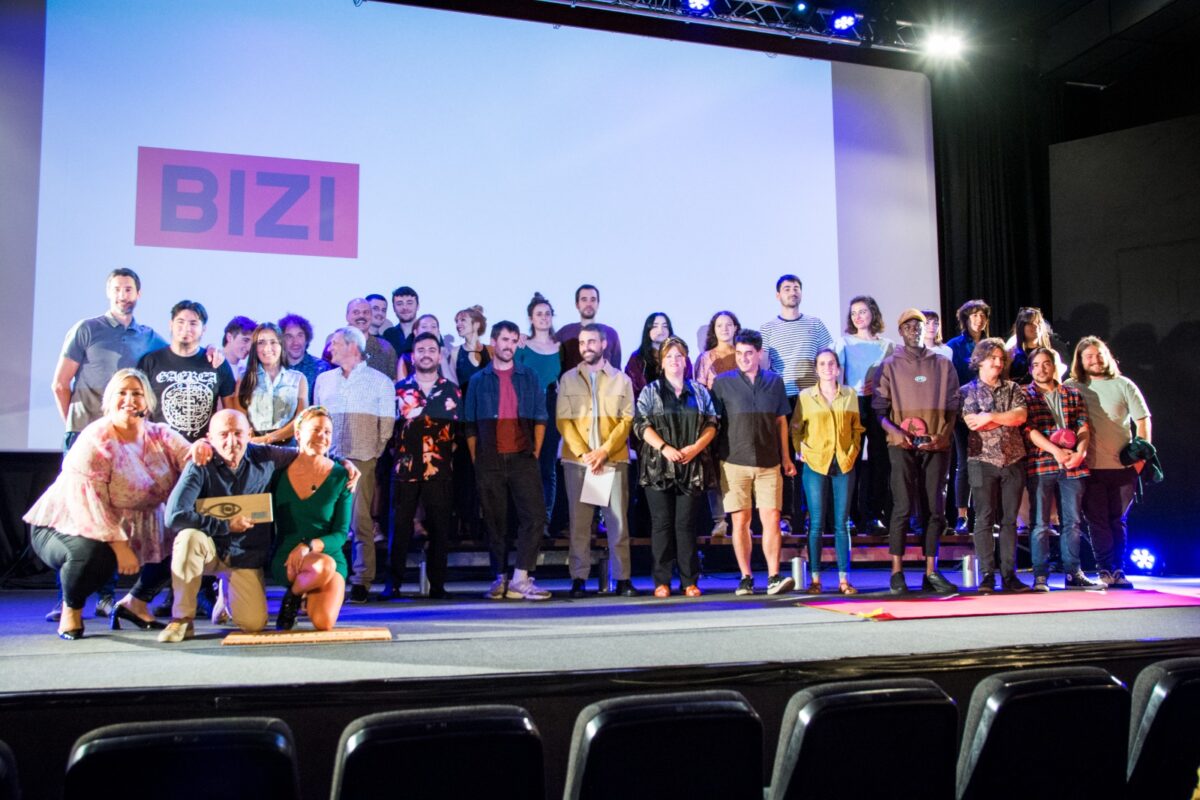 Euskal Zine Bilerako iazko saridunak. Argazkia: Euskal Zine Bilera.