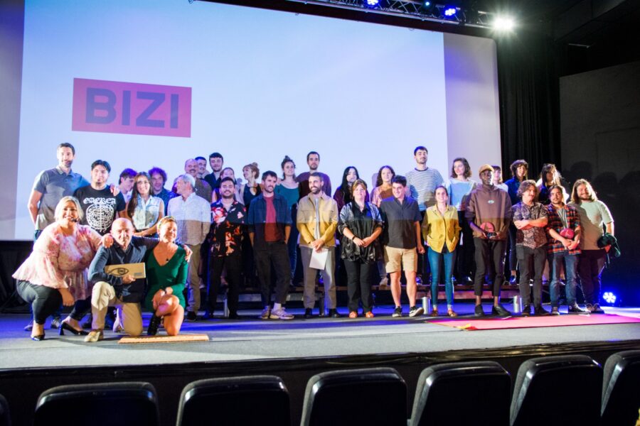 Euskal Zine Bilerako iazko saridunak. Argazkia: Euskal Zine Bilera.