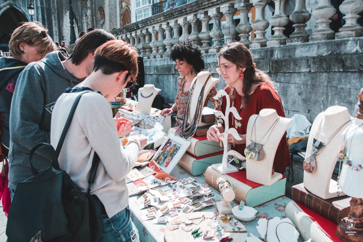 2019ko emakume ekintzaileen azoka. Argazkia: Lekeitioko Udala.
