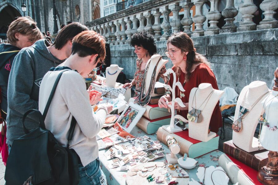 2019ko emakume ekintzaileen azoka. Argazkia: Lekeitioko Udala.
