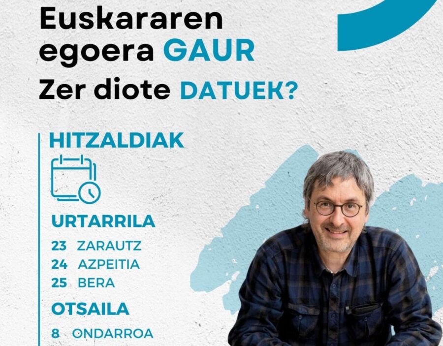 Euskararen egeora zer diote datuek hitzaldia