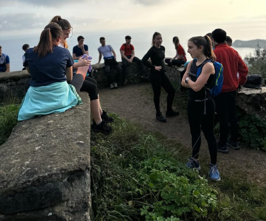 Lekittoko Gaztiak taldeak gazte mendi martxa antolatu zuen. Argazkia: Lekitoko Gaztiak.