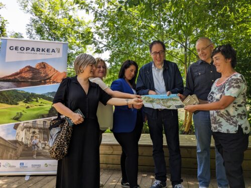 Geoparkeko Bira aurkeztu dute. Argazkia: Geoparkea.