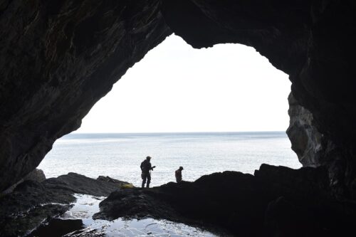 ADES espeleologia elkartearen irteera Lekeition