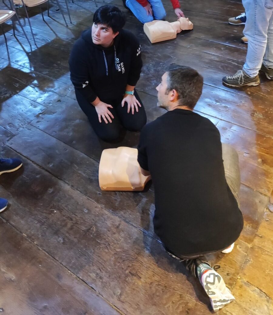 Markina-Xemeingo kirol taldeek lehen sorospenak egiten ikasi dute.