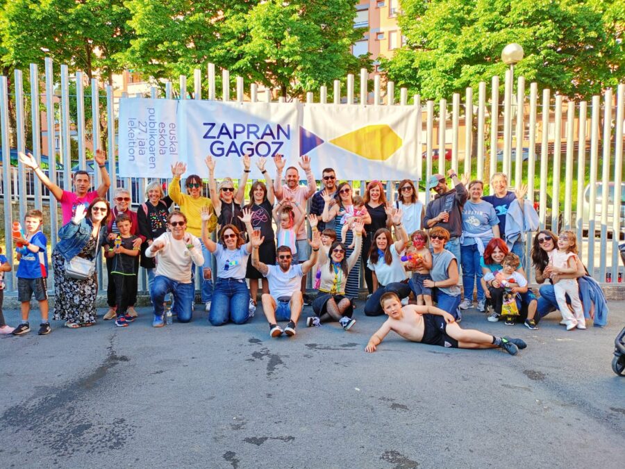 Lekeitioko eskolako familien eguna taldea argazkia