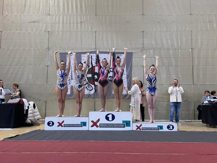 Gorane Mendibek hirugarren postua lortu du gimnastika erritmikoko Gipuzkoako txapelketan