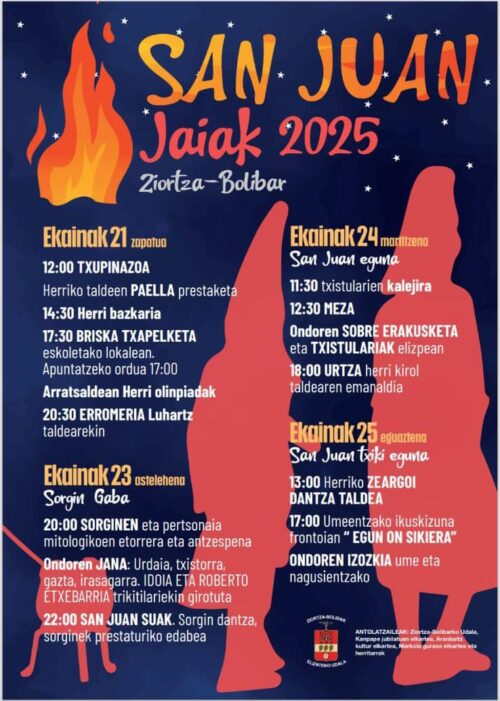San Joan jaiak Ziortza-Bolibarren