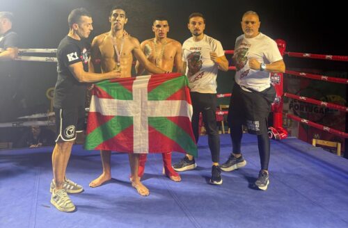 IV. Mallabiako Kickboxing Boxeo Gaua. Teresa Baskaran eta Issam Arabat.