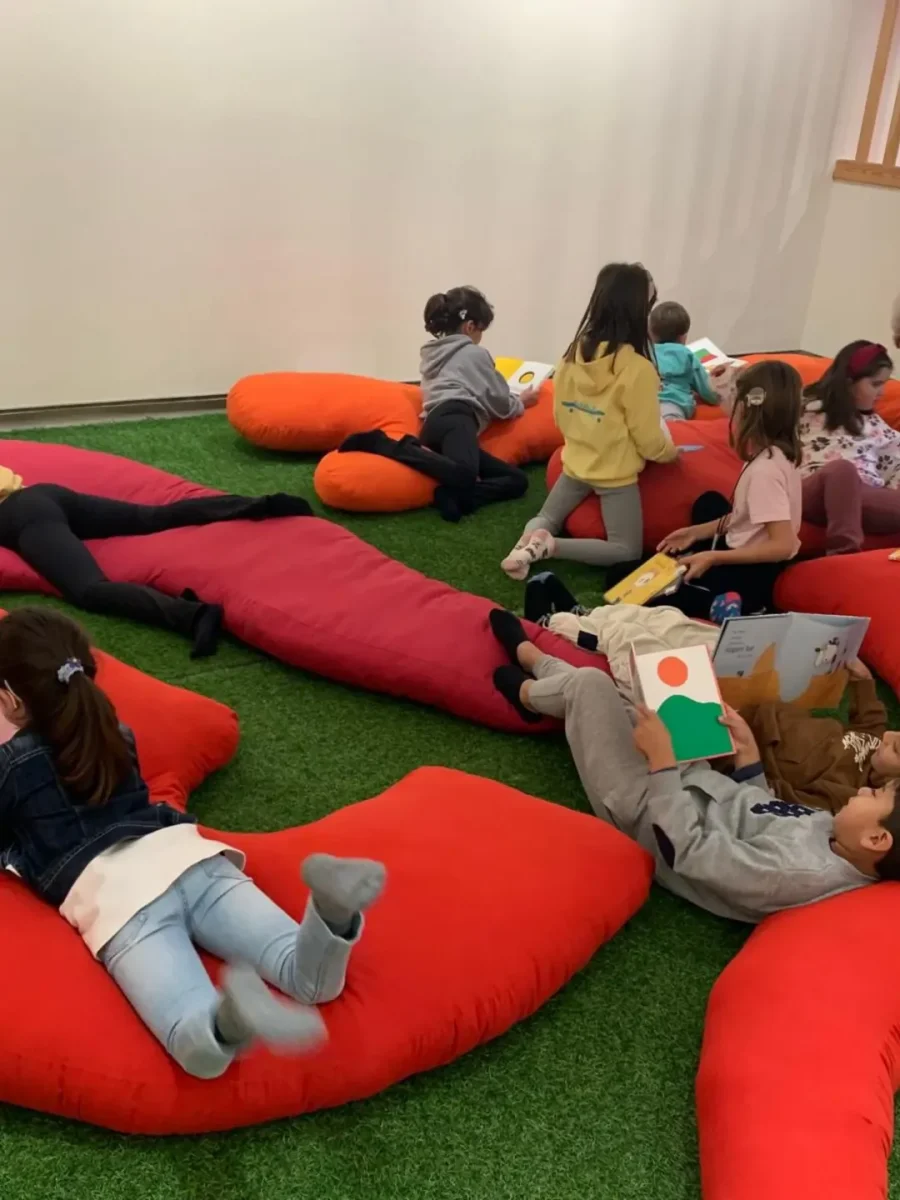 biblioteka edonon Azkue ikastolan