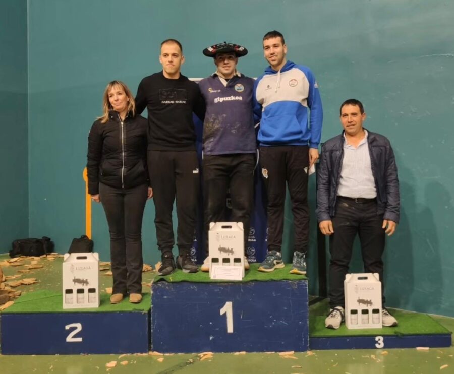 Unai Goitia aulestiarrak irabazi du Gipuzkoako Ingude Altxatze Txapelketa.