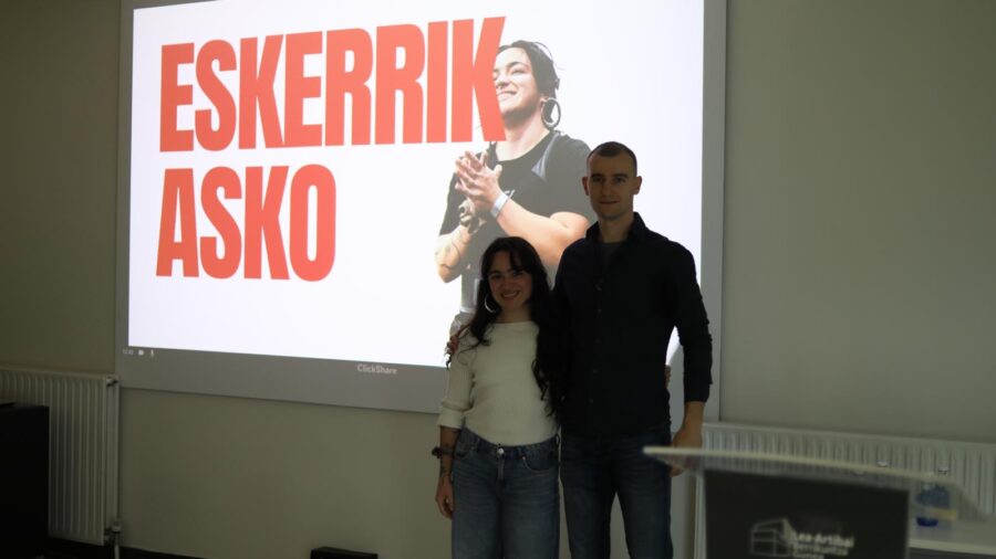 Lea-Artibaiko I. Osasun Biltzarra. Jone Maguregi eta Alex Arrate