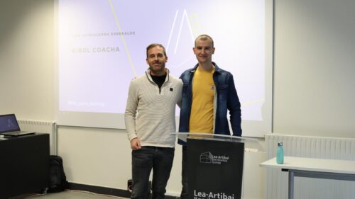 Lea-Artibaiko I. Osasun Biltzarra. Iker Ajuria eta Alex Arrate