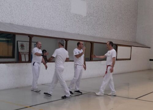 Beteranoen Trinkete Txapelketa. Latxi-Madariaga eta German-Rober.