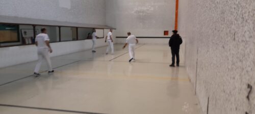 Beteranoen Trinkete Txapelketa. Latxi-Madariaga eta German-Rober.