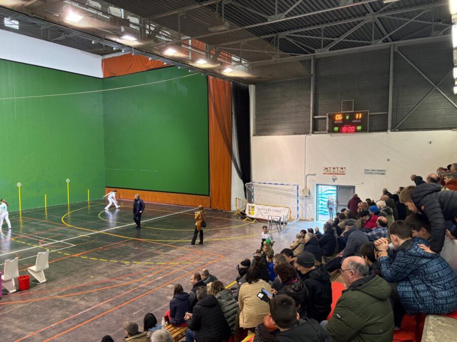 Emakume Master Cup txapelketako partida bat Lasarte-Orian.