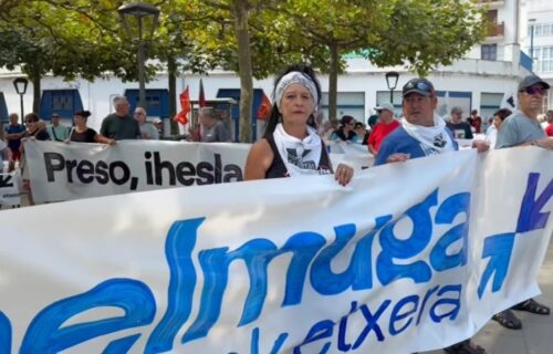 Euskal presoen eskubideen aldeko hondartzetako mobilizazioa