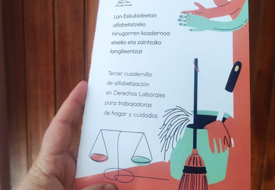 Lan eskubideetan alfabetatzeko koadernoen hirugarren liburuxka